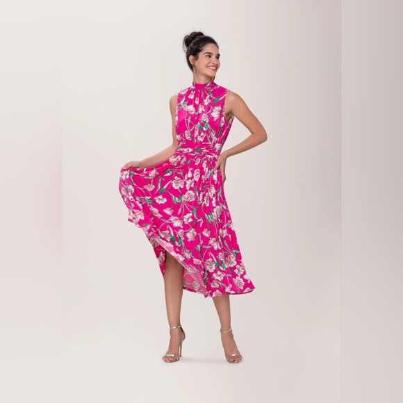 Leota Dresses & Skirts - Leota Mindy “Wild tulip” midi dress